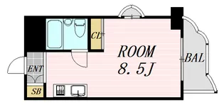 ラレジダンスド京橋【9階】の間取り