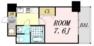 東明マンション新東【5階】の間取り