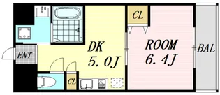 第16関根マンション【6階】の間取り