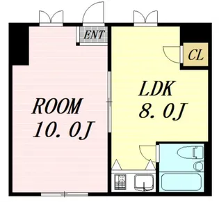 南森町天3館【2階】の間取り