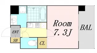 CASSIA福島駅前【6階】の間取り