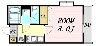 カルム香川Ⅲ【3階】の間取り