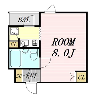 バトンルージュ【1階】の間取り