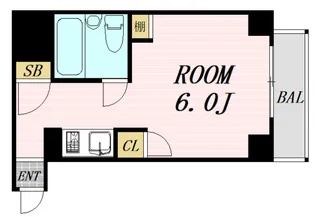 メゾンドール天神橋【4階】の間取り