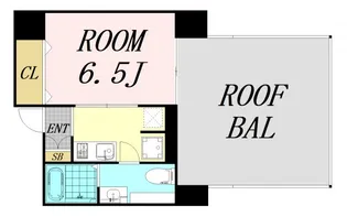 オリエンタル江坂【12階】の間取り