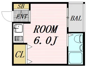ハイツタケイ【4階】の間取り