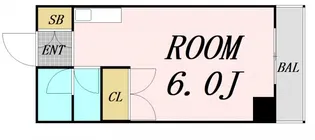 キャロル江坂【5階】の間取り