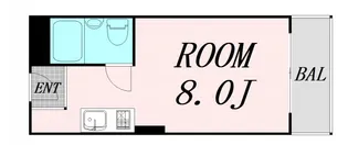 1Rの間取り画像