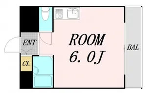 マンションスムス【7階】の間取り