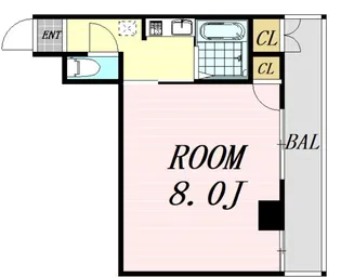 グランメール【8階】の間取り