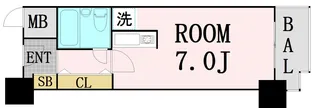 メロディーハイム中津2番館【8階】の間取り