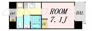 S-RESIDENCE天満Gracis【3階】の間取り