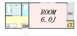 1Rの間取り画像