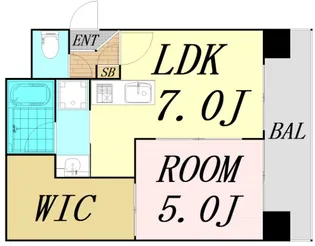CITY SPIRE十三東【3階】の間取り