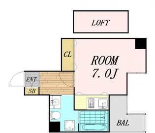 WOBFUKUSIMA【3階】の間取り