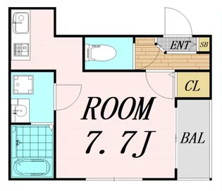 メシル新大阪【1階】の間取り