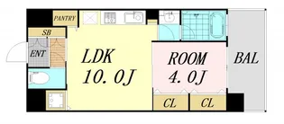 大阪府大阪市淀川区西宮原1丁目【マンション】の間取り