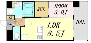 セレニテ西中島アリア壱番館【5階】の間取り