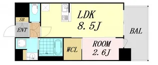 セレニテ西中島アリア壱番館【7階】の間取り