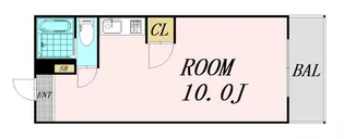 エバーグリーン新大阪【3階】の間取り