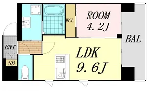 第26関根マンション【10階】の間取り
