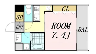 ドルチェヴィータ1【6階】の間取り