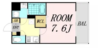 プライマル新大阪【6階】の間取り