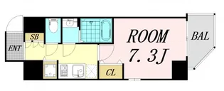 クレストタップ京橋【5階】の間取り