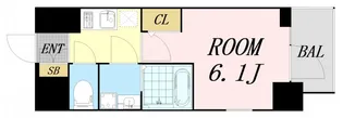 エスリードレジデンス大阪本町【12階】の間取り