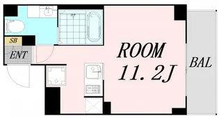 AXIS LIFE 北浜【2階】の間取り
