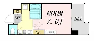 大阪府大阪市北区天満橋1丁目【マンション】の間取り