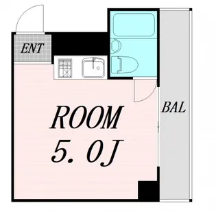 ソシオリバーハイツ【4階】の間取り