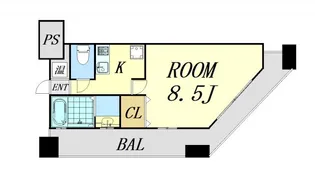Win Road Esaka【5階】の間取り