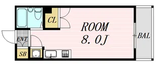 大阪府吹田市豊津町【マンション】の間取り