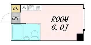 昭和グランドハイツ同心【6階】の間取り