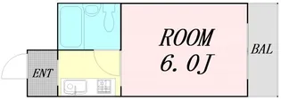クリア東三国【3階】の間取り