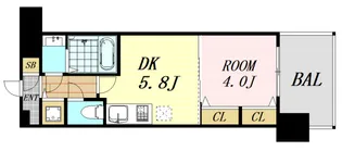 プレジオ江坂SOUTH【7階】の間取り