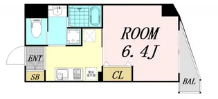 大阪府大阪市北区大淀北2丁目【マンション】の間取り