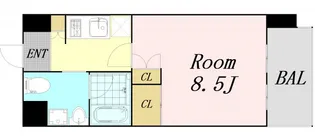 大阪府大阪市淀川区西宮原1丁目【マンション】の間取り