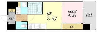 Splendide NAMBAIII【10階】の間取り