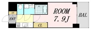 S-RESIDENCE堺筋本町Uno【12階】の間取り