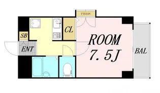 大阪府大阪市北区大淀北1丁目【マンション】の間取り