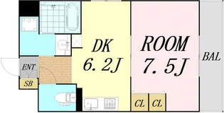 第18関根マンション【7階】の間取り