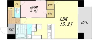 BRAVE新町【7階】の間取り