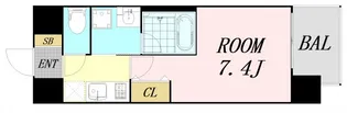BROAD新うめきたRESIDENCE【5階】の間取り