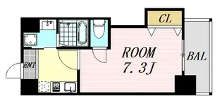 Uresidence京橋【9階】の間取り