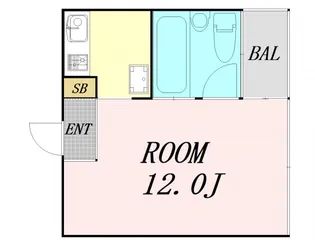 アクアプレイス大阪レジェンド2【5階】の間取り