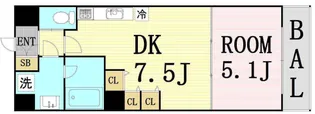 ラルテ中津【7階】の間取り