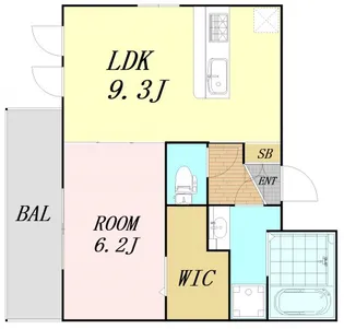 D-room SMILE【3階】の間取り