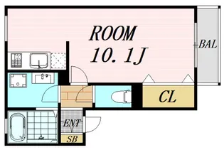 コート広芝【2階】の間取り